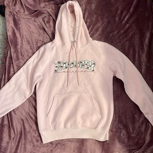 Gorgeous light pink thrasher hoodie for sale!!